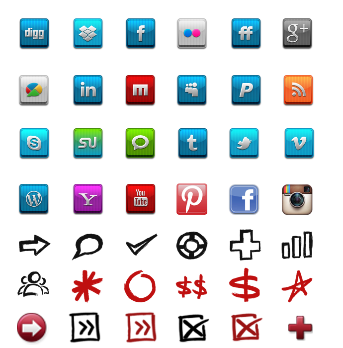 Social Media Icons